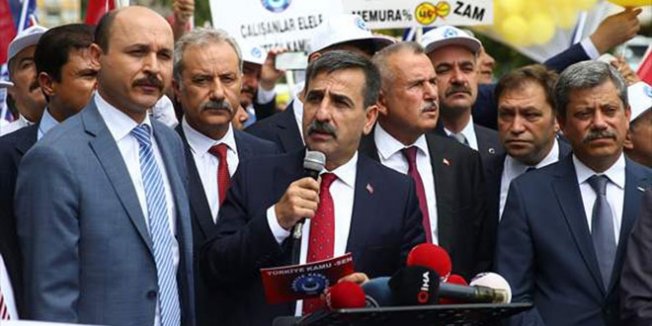 Memur sendikalarından protesto