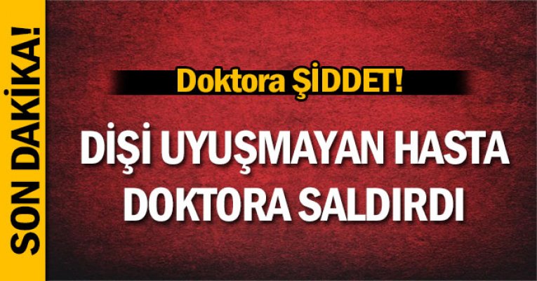 Dişi uyuşmayan hasta, diş hekimini bıçakladı