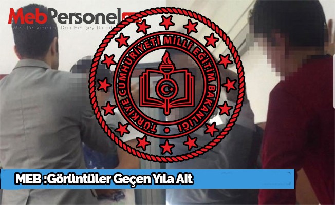 MEB: Okulda şiddet görüntüleri, geçen yıla ait