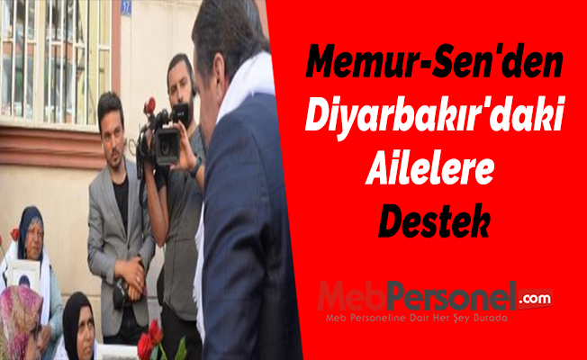 Memur-Sen'den Diyarbakır'daki Ailelere Destek