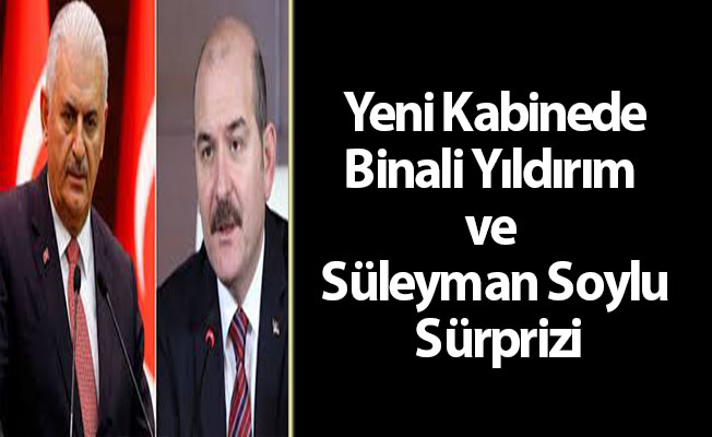 Yeni Kabinede Binali Yıldırım ve Süleyman Soylu Sürprizi