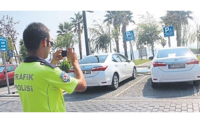 Otoparkta işgale ceza yağıyor