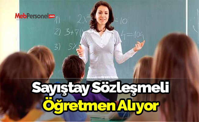 Sayıştay Sözleşmeli Öğretmen Alıyor