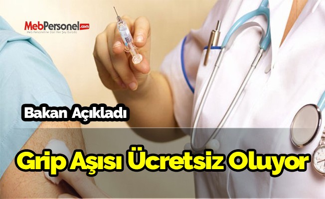 Bakan Açıkladı: Grip Aşısı Ücretsiz Oluyor