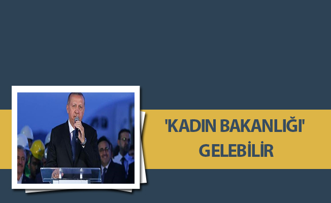 'KADIN BAKANLIĞI' GELEBİLİR