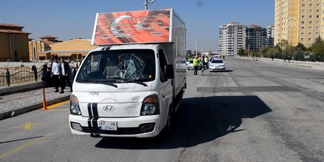 Karaman'da kamyonet çarpan lise öğrencisi ağır yaralandı