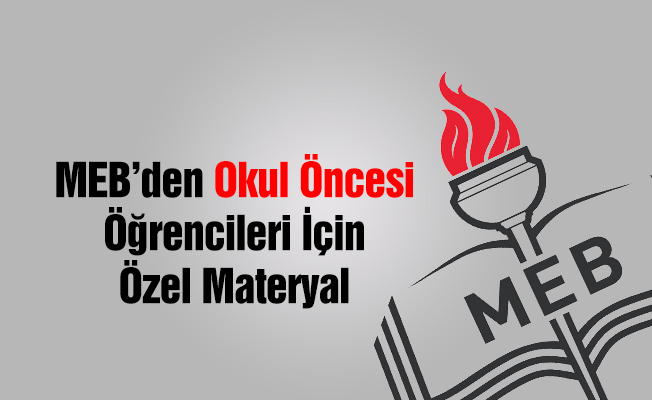 MEB'den okul öncesi çocuklara 'Benim Oyun Sandığım' materyalleri