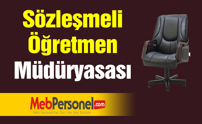 Sözleşmeli Öğretmen Müdüryasası