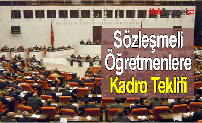 Sözleşmeli Öğretmenlere Kadro Teklifi Yapıldı