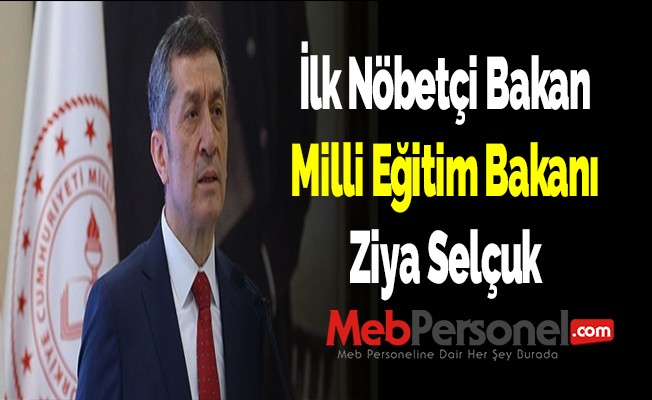 TBMM tarihinde bir ilk! MEB Bakanı Selçuk ilk nöbetçi bakan oldu