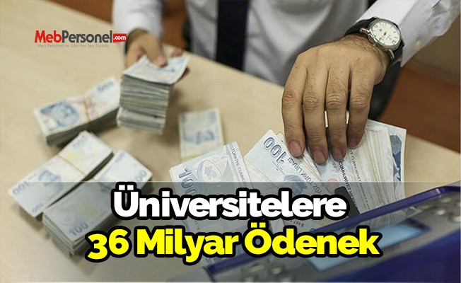 Üniversitelere 36 milyar lira ödenek
