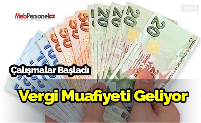 Vergi muafiyeti geliyor