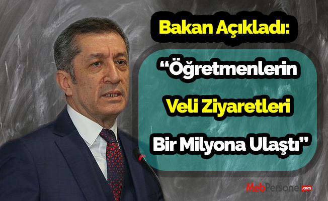 Bakan Selçuk açıkladı. Öğretmenlerin veli ziyaretleri bir milyona ulaştı