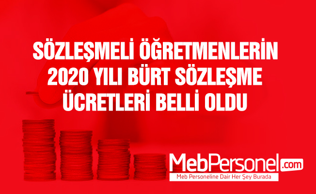 Sözleşmeli Öğretmenlerin 2020 Yılı Sözleşme Ücretleri Belli Oldu