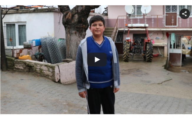 Adres bilgileri gülümseten kargo ortaokul öğrencisinin çıktı