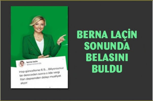 Deprem provokatörü Berna Laçin işinden kovuldu