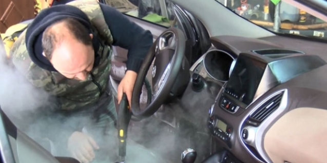 Oto yıkamacılardan koronavirüs için özel dezenfekte