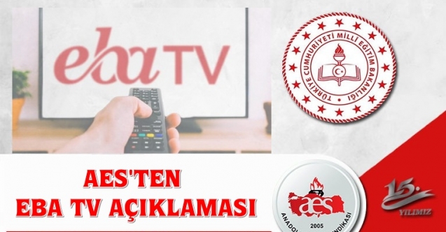 AES'TEN EBA TV AÇIKLAMASI