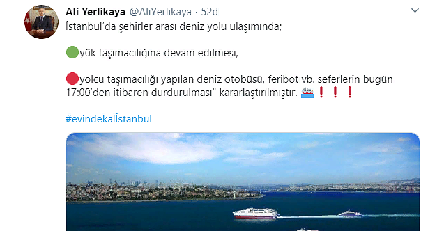 İstanbul Valisi Ali Yerlikaya açıkladı: Saat 17.00'de başlayan yeni koronavirüs kararı