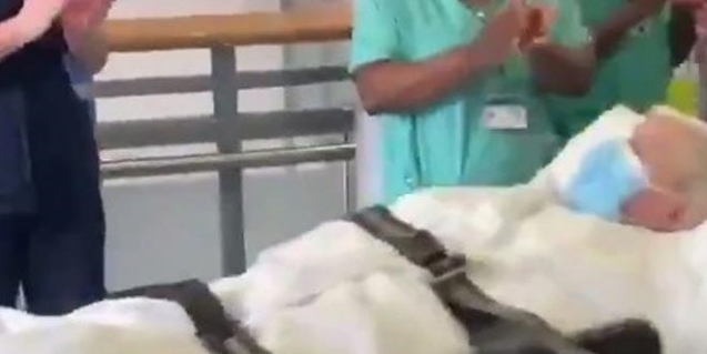 Yoğun bakımdan çıkan İngiltere Başbakanı Johnson ilk kez görüntülendi