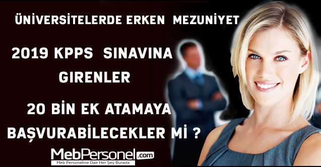 Öğretmen atamalarına başvuru için üniversiteler erken mezun verme telaşında.