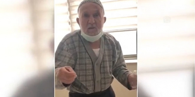 89 yaşında koronavirüsü yenen amca: Bomba gibiyim