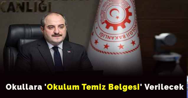 Okullara 'Okulum Temiz Belgesi' verilecek