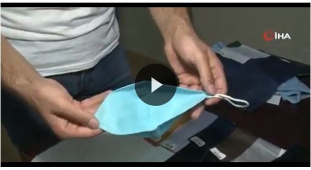 Koronavirüsün aşısından önce kumaşı üretildi