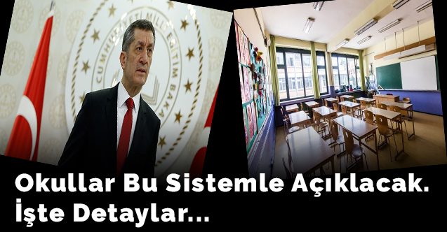 Okullar bu sistemle açıklacak. İşte detaylar