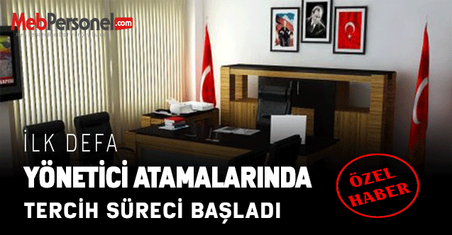 MEB Yönetici Atamalarında Tercih Süreci Başladı