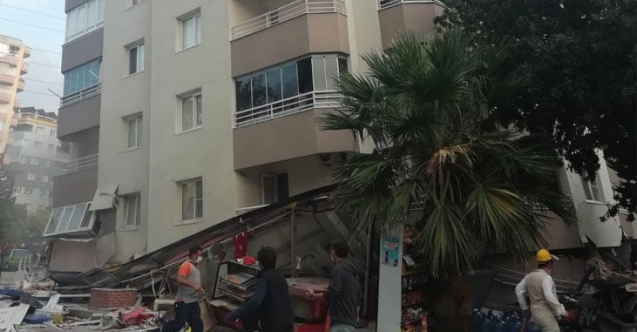 11 katlı binanın ilk 3 katı çöktü, markette 20 kişinin mahsur kaldığı iddia edildi