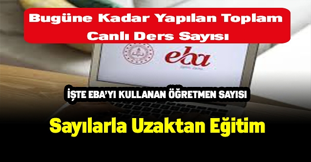 Sayılarla Uzaktan Eğitim