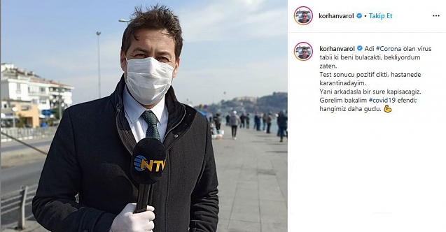 NTV muhabiri de koronavirüse yakalandı