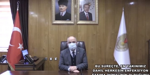 Vali'den  çok önemli koronavirüs uyarısı