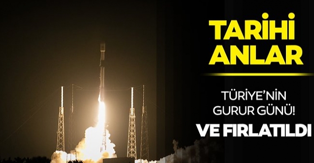 Türkiye için tarihi gün! Türksat 5A uzaya fırlatıldı