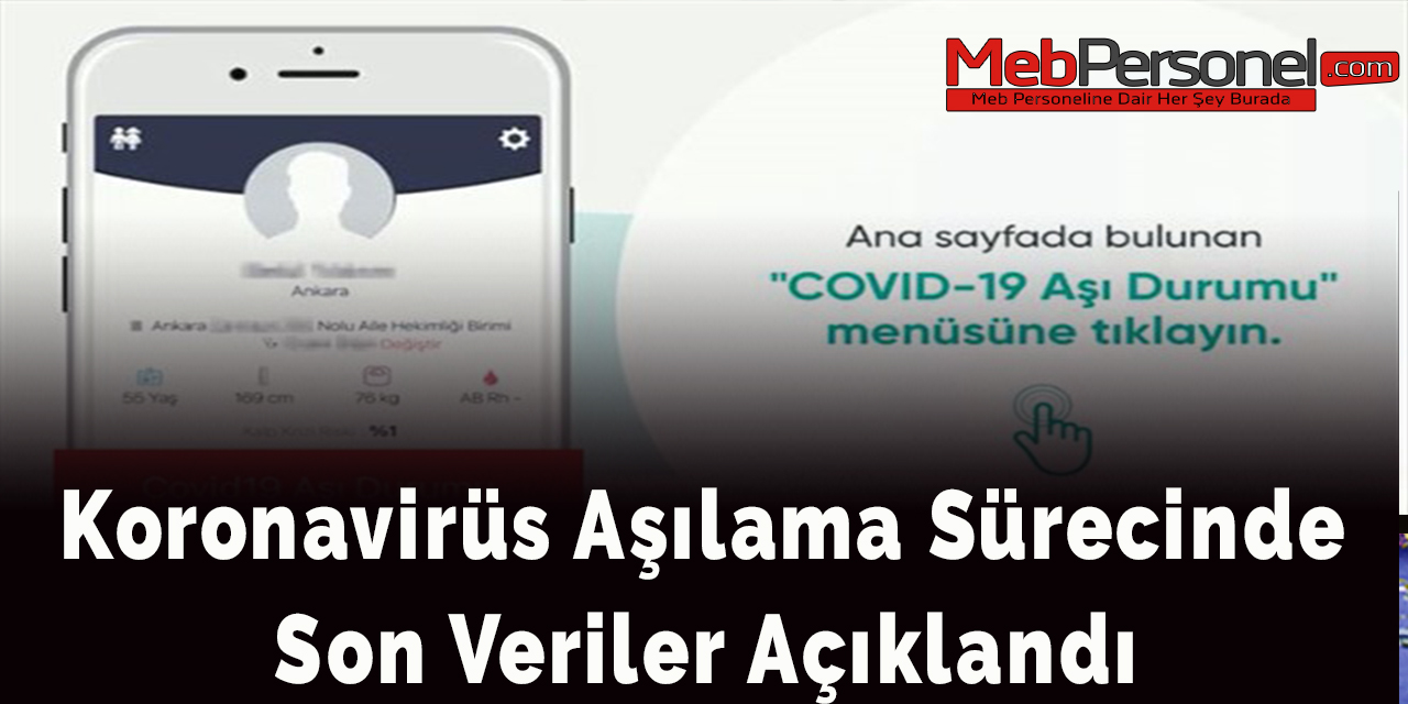 Koronavirüs aşılama sürecinde son veriler açıklandı