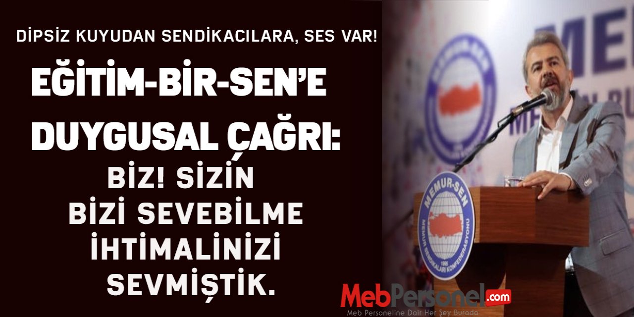 Dipsiz Kuyudan Sendikacılara Ses Var...