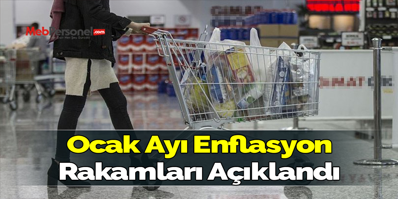 Enflasyon rakamları açıklandı