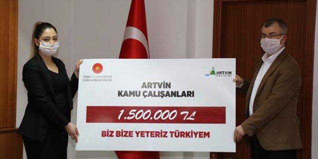 Kamu çalışanlarından Kampanya'ya 1,5 milyon lira destek