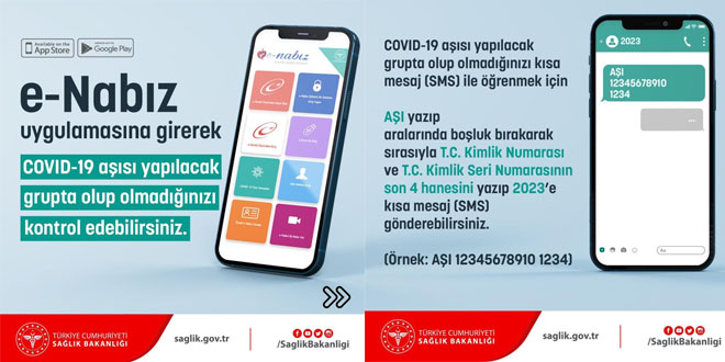 Aşı olup olmama durumunu sorgulama sayfası