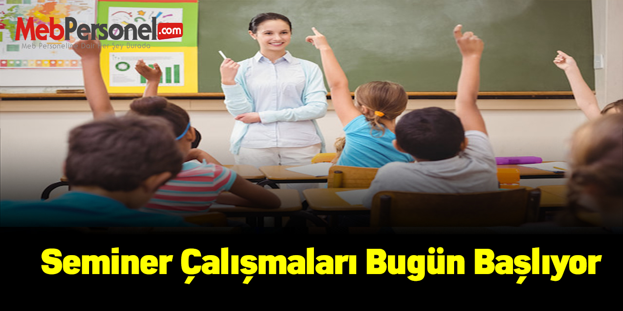 Seminer çalışmaları bugün başlıyor