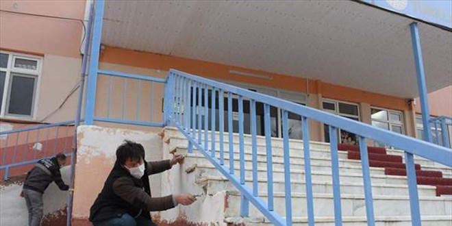 Köy okulları yeniden yüz yüze eğitime hazırlanıyor