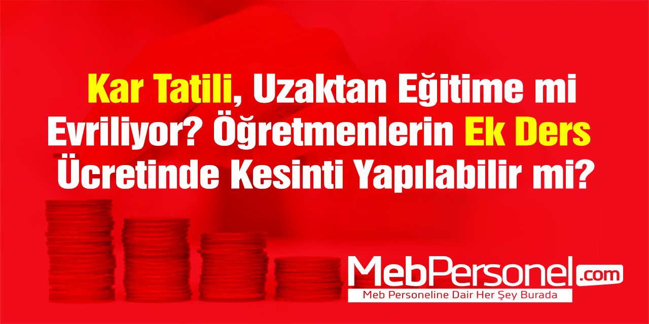 Kar Tatillerinde Uzaktan Eğitim Yapmak Zorunlu mu?
