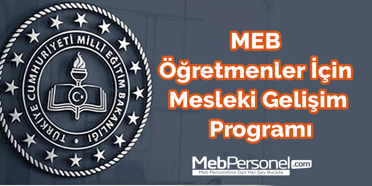 MEB Öğretmenler için mesleki gelişim programı