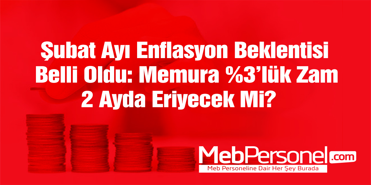 Şubat Ayı Enflasyonu ile %3 Zam Erimiş Olacak