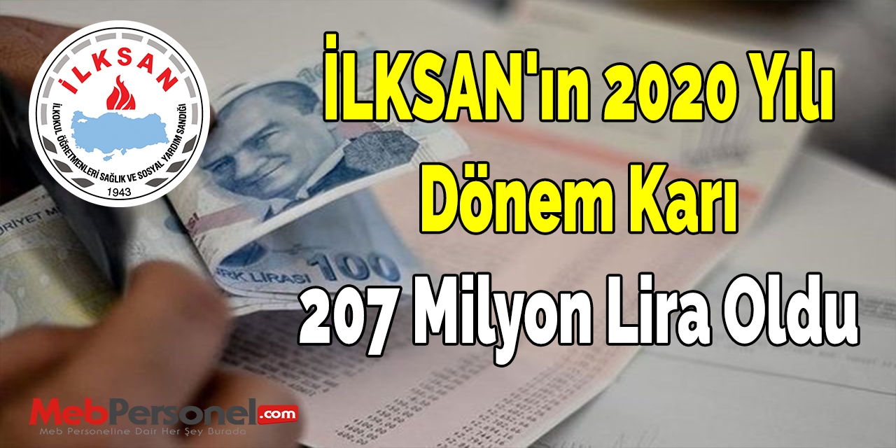 İLKSAN'ın 2020 Yılı Dönem Karı 207 Milyon Lira Oldu