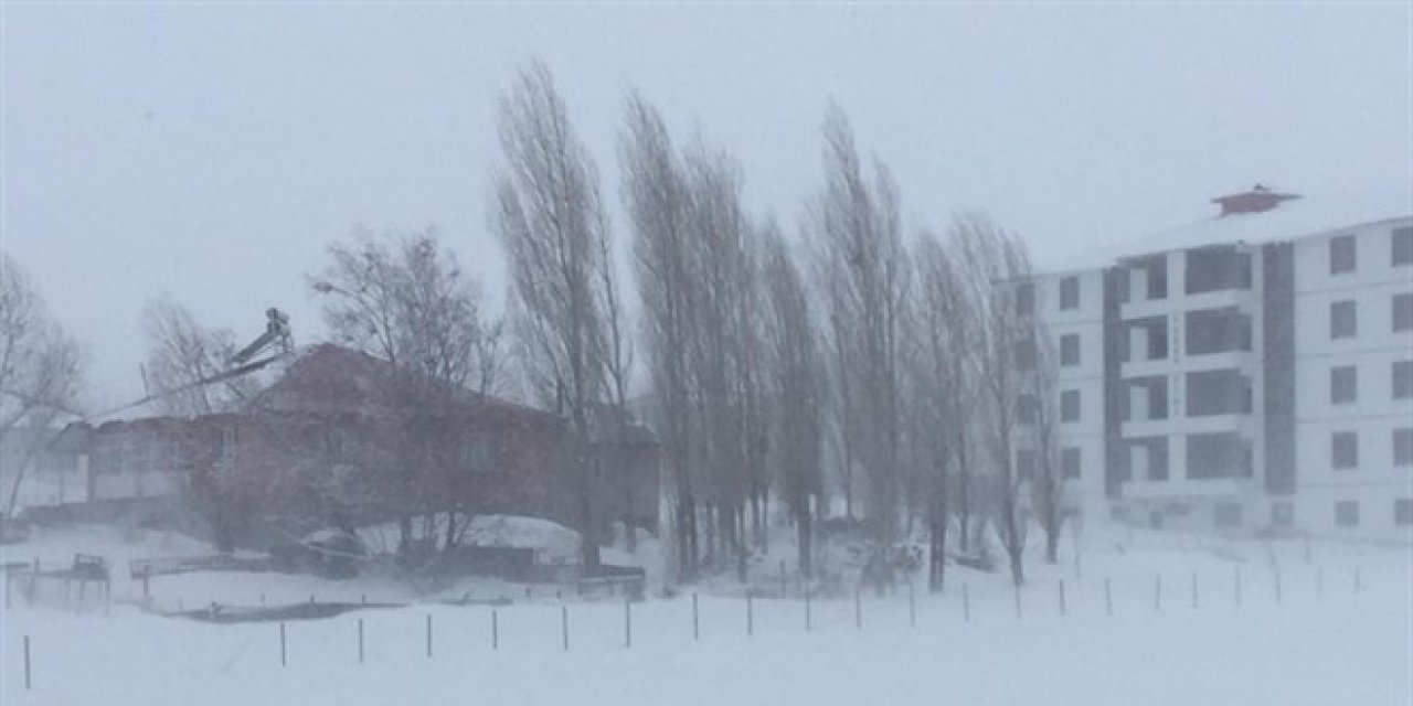 Karlıova'da okullar tatil edildi
