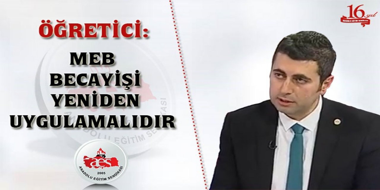 MEB Becayişi Yeniden Uygulamalıdır
