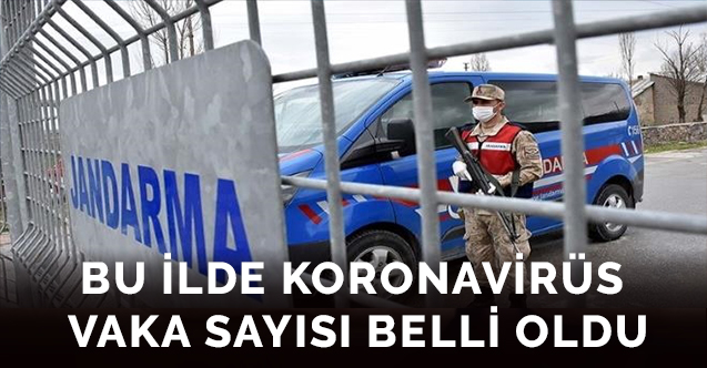 Bu ilde koronavirüs vaka sayısı belli oldu