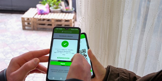 Testi pozitif olan kişi pazarda satış yaparken yakalandı